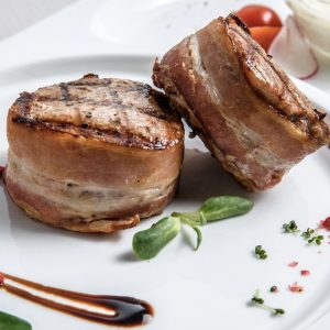 Filete Mignon de Cerdo con Tocino, 600g