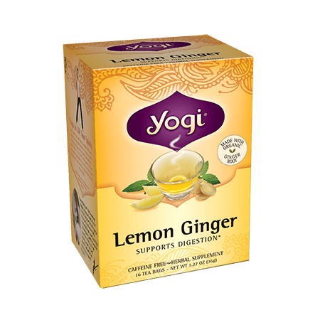 Yogi Tea, Té de jengibre y limón, 36g