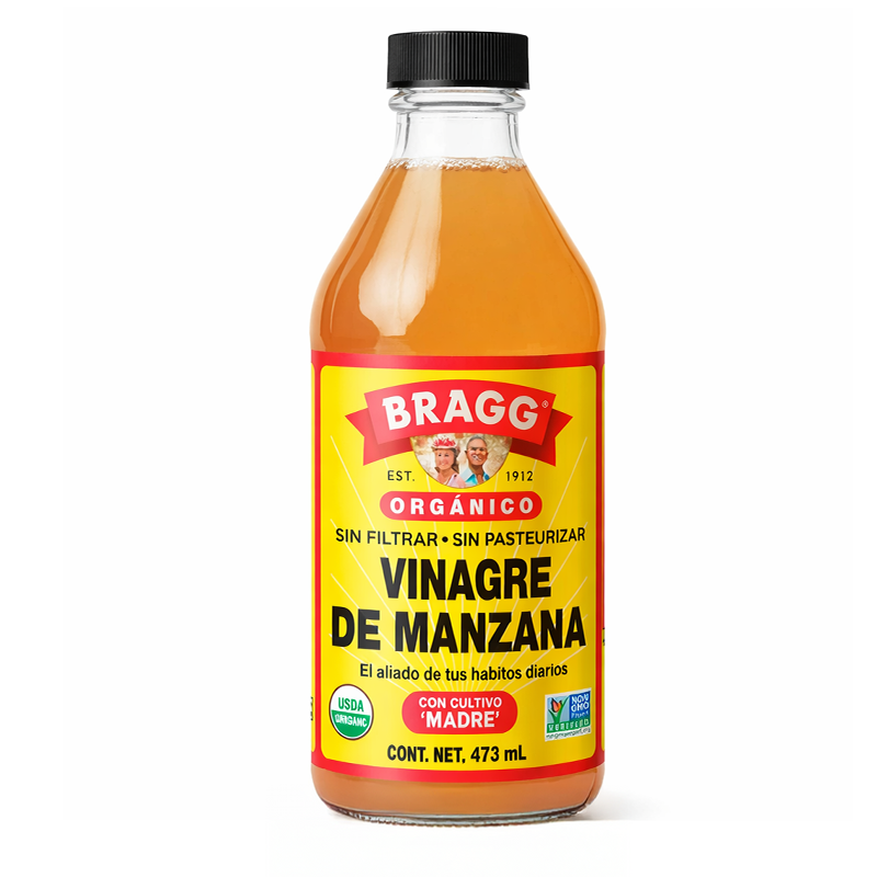 Vinagre de Manzana Bragg (con la madre), 473ml