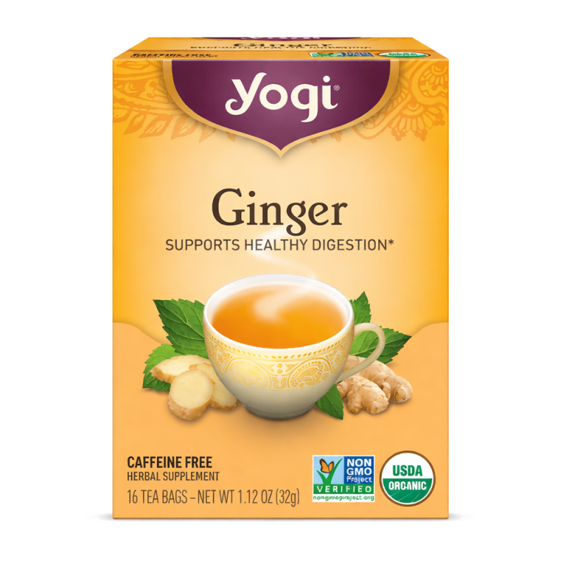 Té de Jengibre Orgánico sin Cafeína, 32g