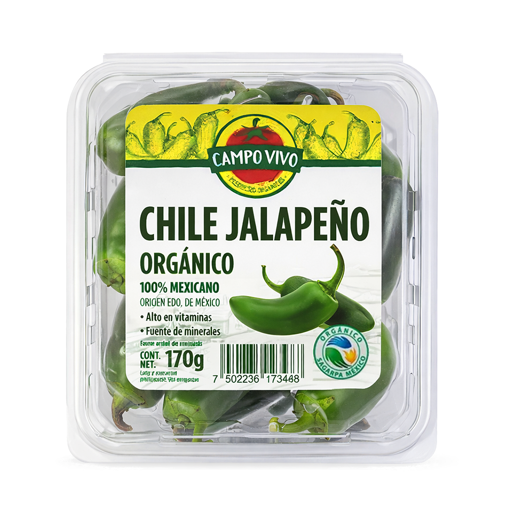 Ingredienta | Vegetales > Chile Jalapeño Orgánico