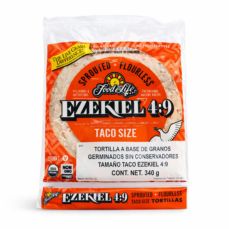 Tortillas de Cereales Germinados sin Harina, 340g