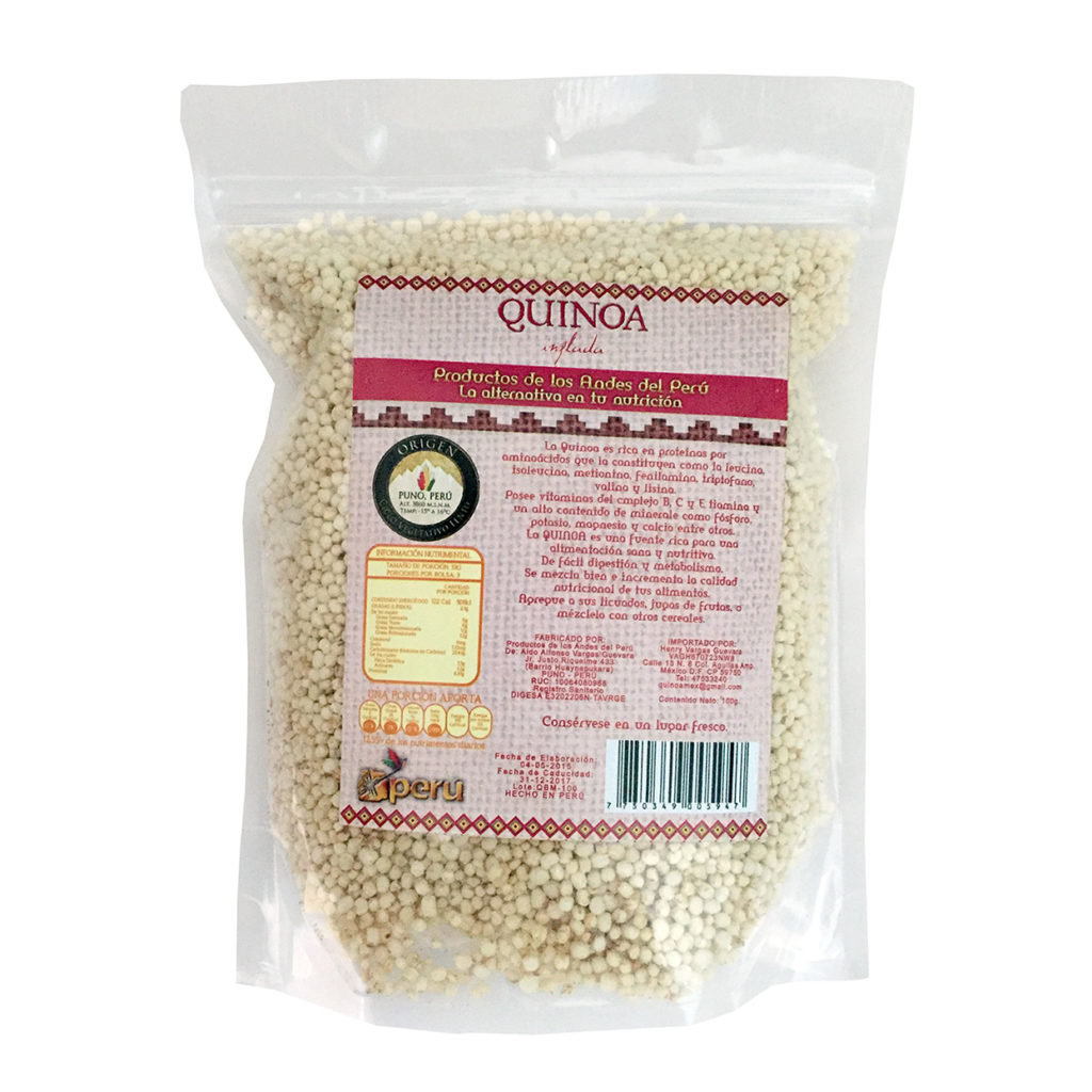 Quinoa Inflada Natural, 100g Ingredienta