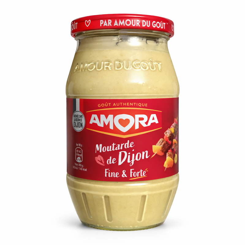 Mostaza Fuerte de Dijon Amora, 440g