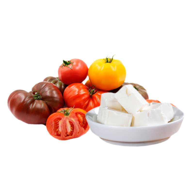 Paquete Tomate heirloom con queso Feta