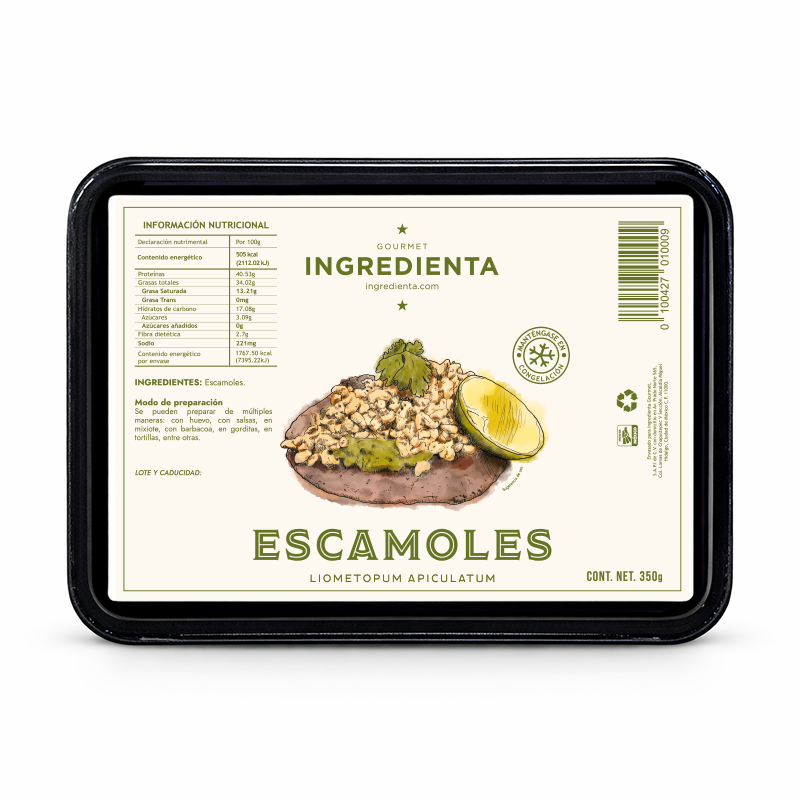 Escamoles Congelados, 350g