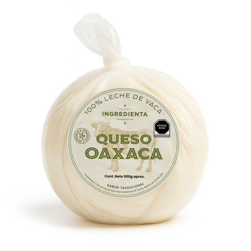 Queso Oaxaca Artesanal, 500g