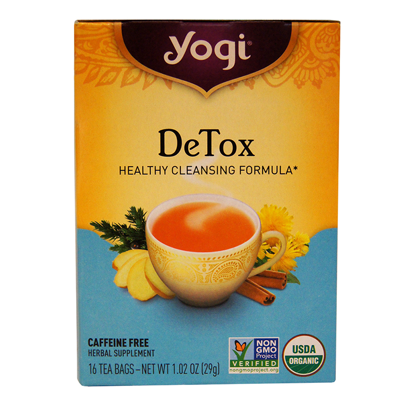 Yogi Tea, Té Detox, sin cafeína, 29g