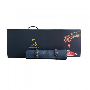 Pata de Jamón Ibérico de Bellota 5J con Estuche y Cuchillos, 6 a 8kg