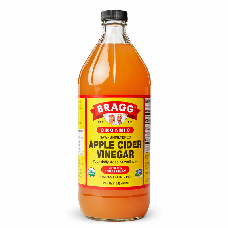 Vinagre de Manzana Bragg (con la madre), 946ml