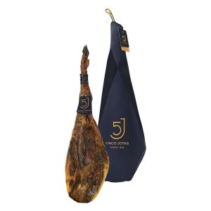 Pata de Jamón Ibérico de Bellota 5J con Estuche y Cuchillos, 6 a 8kg