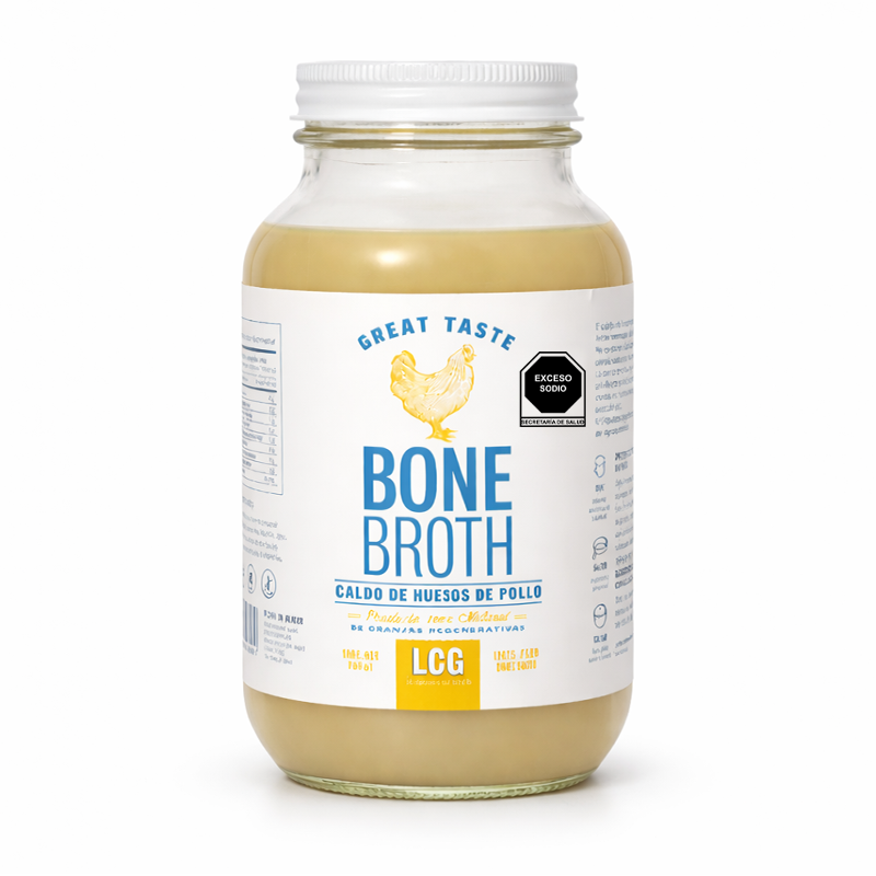 Bone Broth de Pollo, 790ml