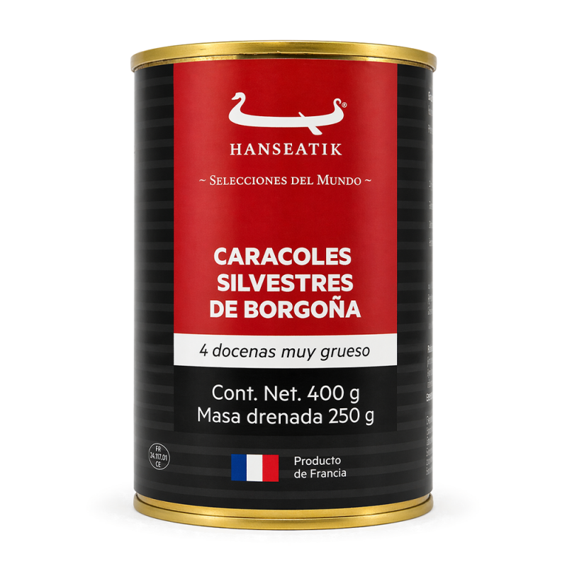 Caracoles Silvestres de Borgoña, 400g