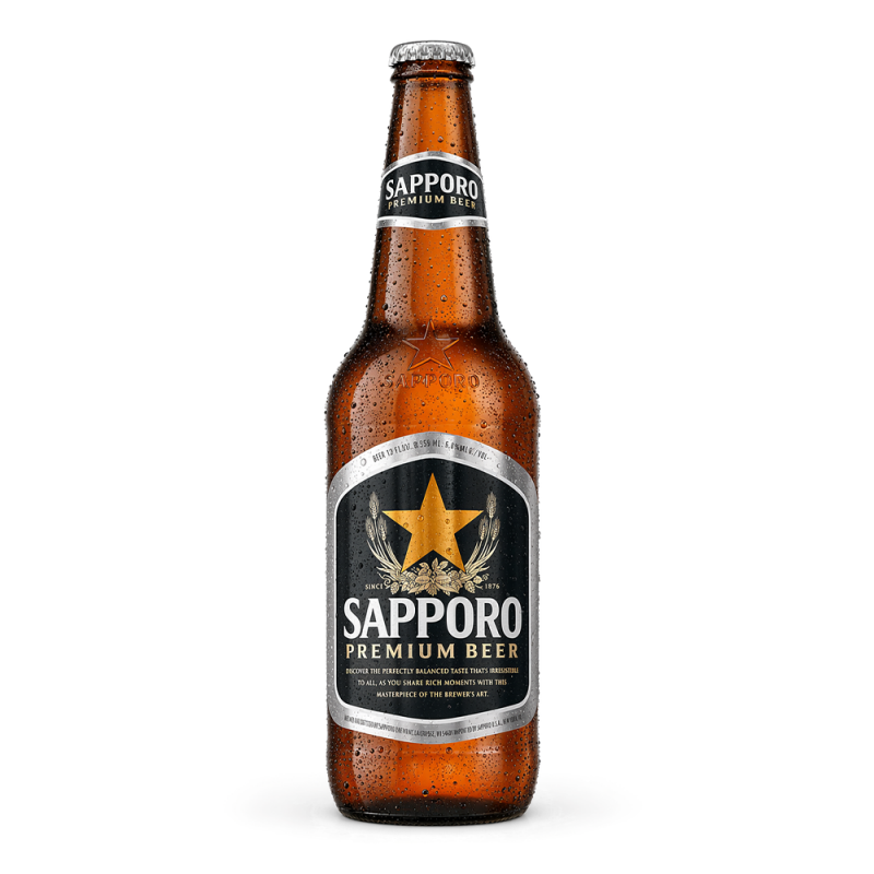 Cerveza Sapporo Premium, 473ml