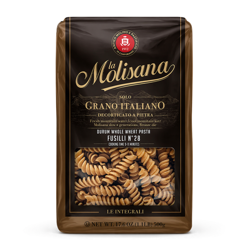 Pasta Fusilli Integral, 500g