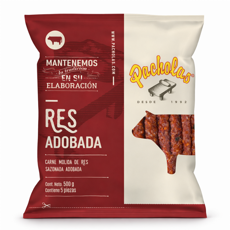 Pacholas Res Adobada, 450 a 500g
