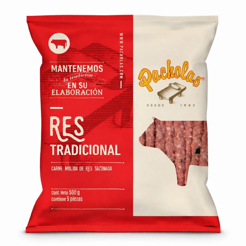 Pacholas Res Tradicional, 450 a 500g