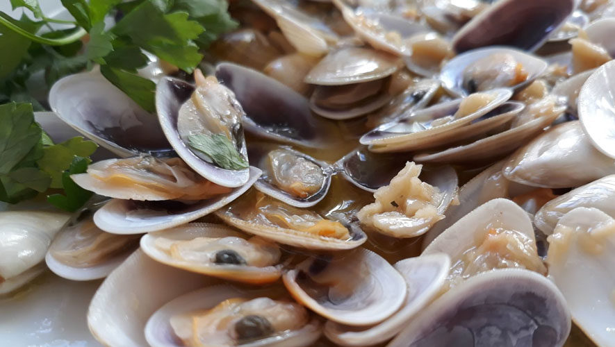 Almejas Coquinas Salteadas Almejas Coquinas Salteadas