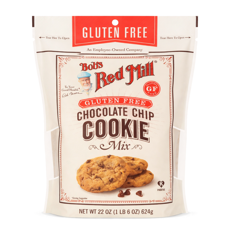 Harina para Galletas con Chispas de Chocolate sin Gluten, 623g