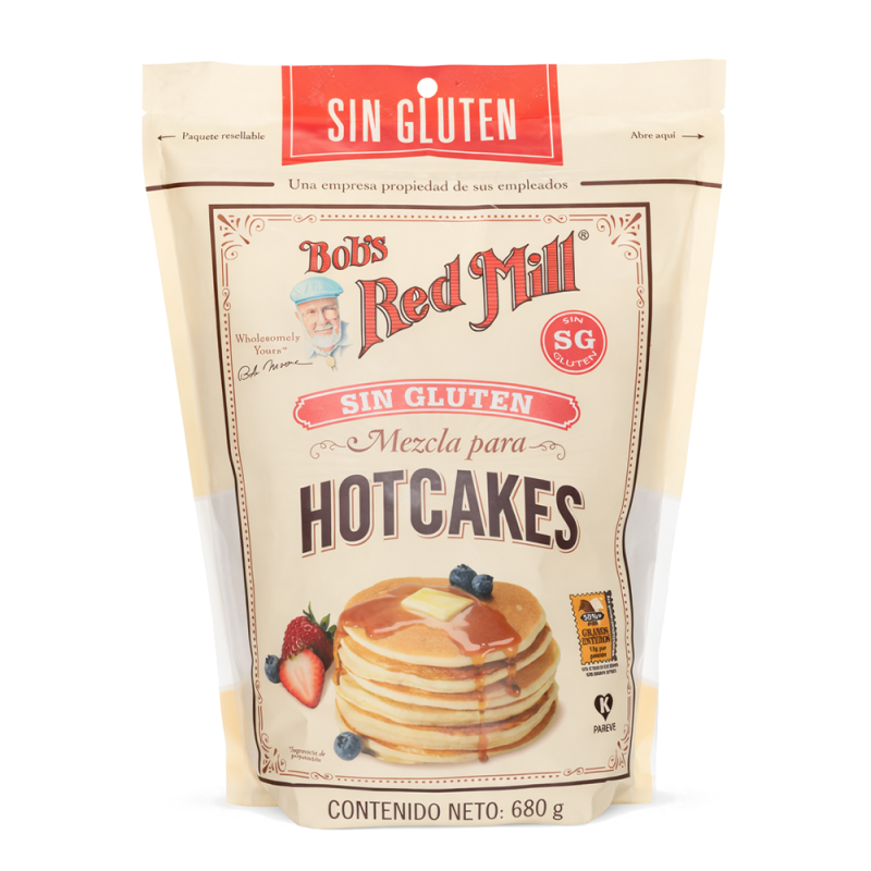 Harina para Hot Cakes sin gluten, 680g