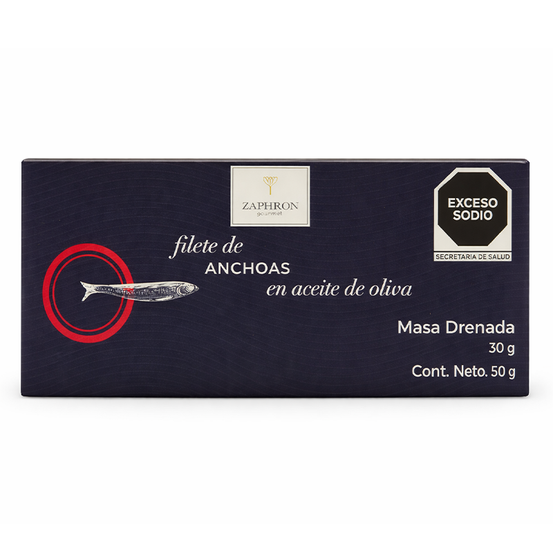 Filetes de Anchoas en Aceite de Oliva, 57g