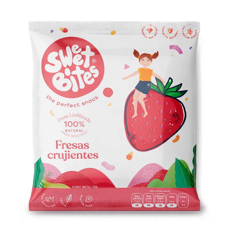 Sweet Bites Fresa, 10g