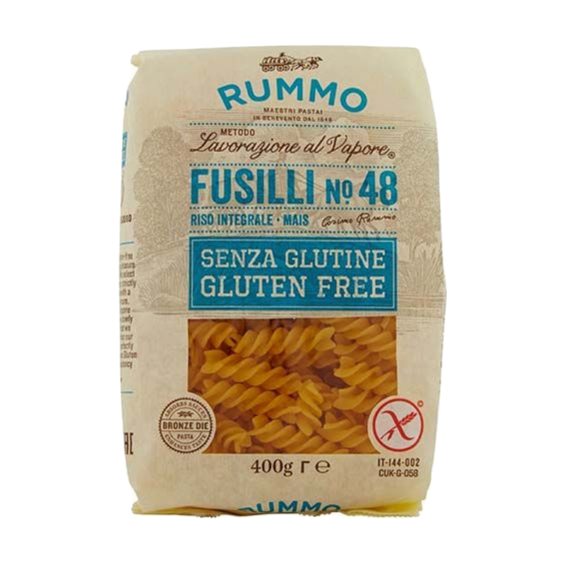 Pasta Fusilli sin Gluten Rummo, 400g