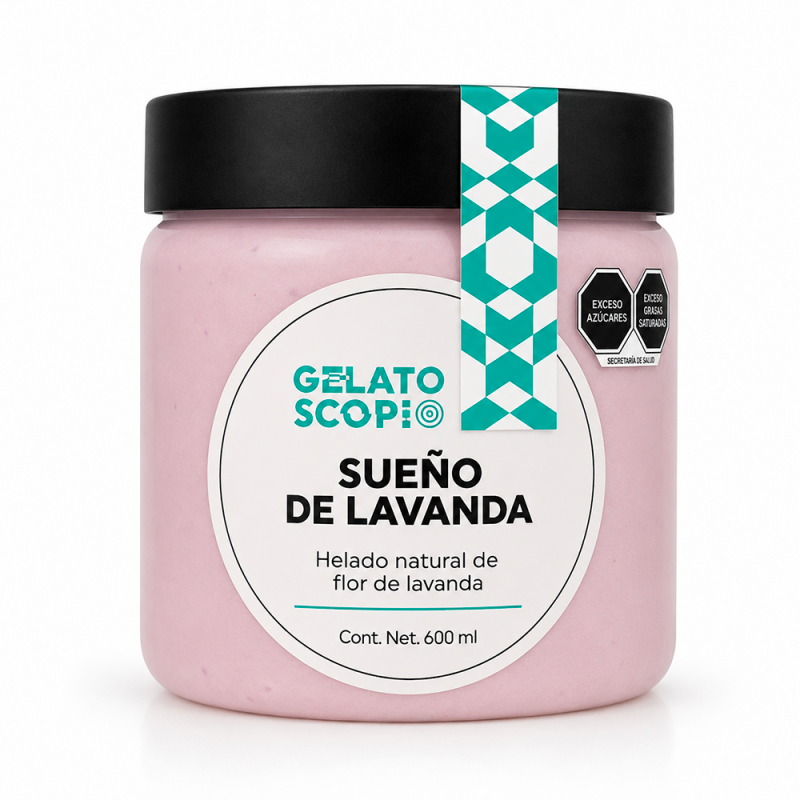 Helado Sueño de Lavanda, 600ml