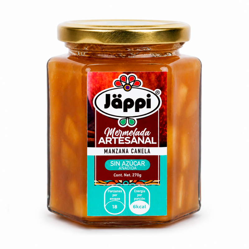 Mermelada de Manzana con Canela sin azúcar, 290g