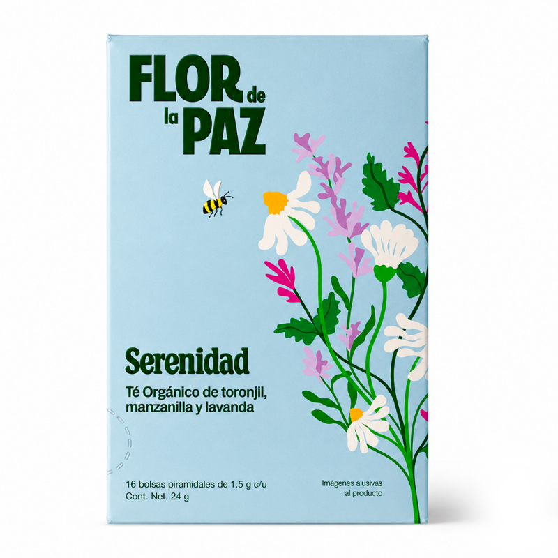 Infusión Te Herbal Serenidad Flor de la Paz