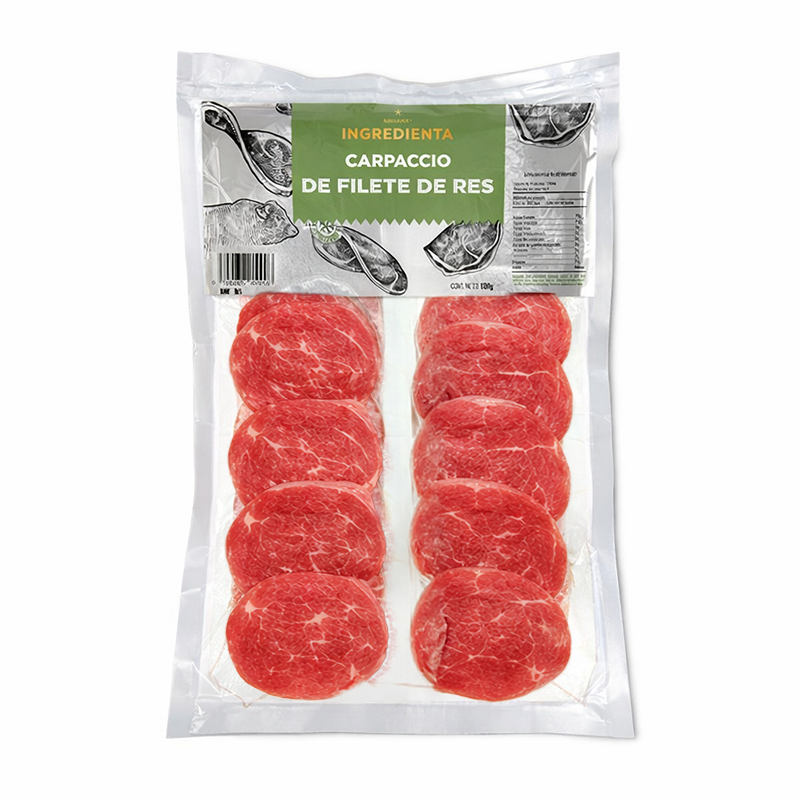 Carpaccio Filete de Res, 100g