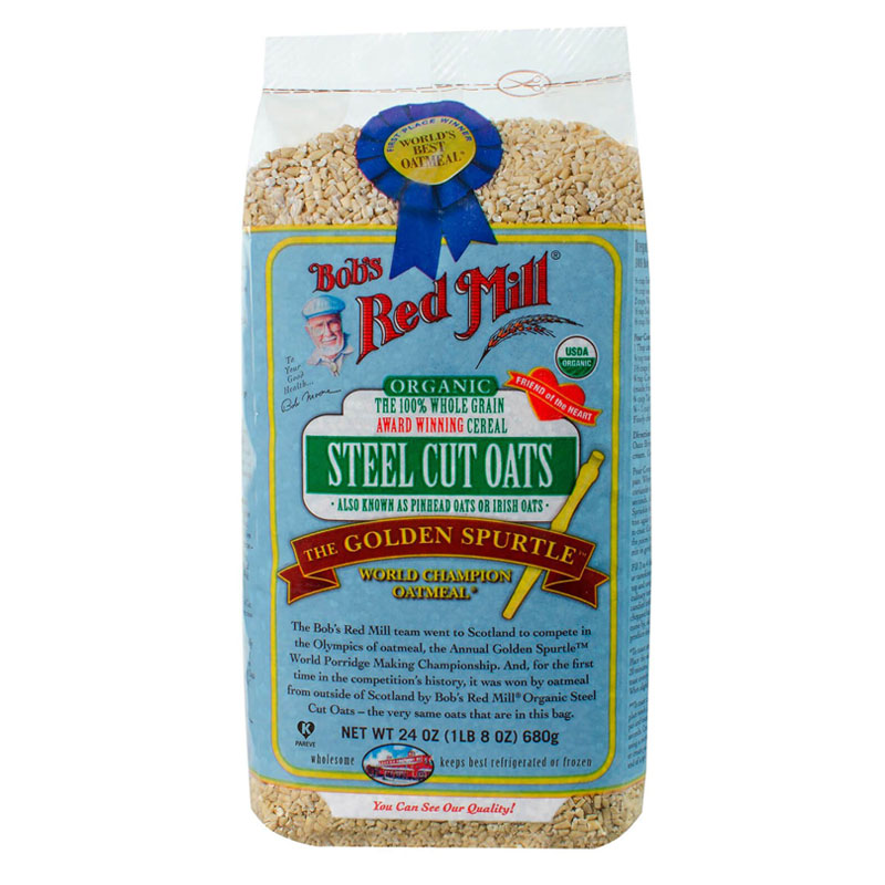 Avena Orgánica Corte Acero, 680g