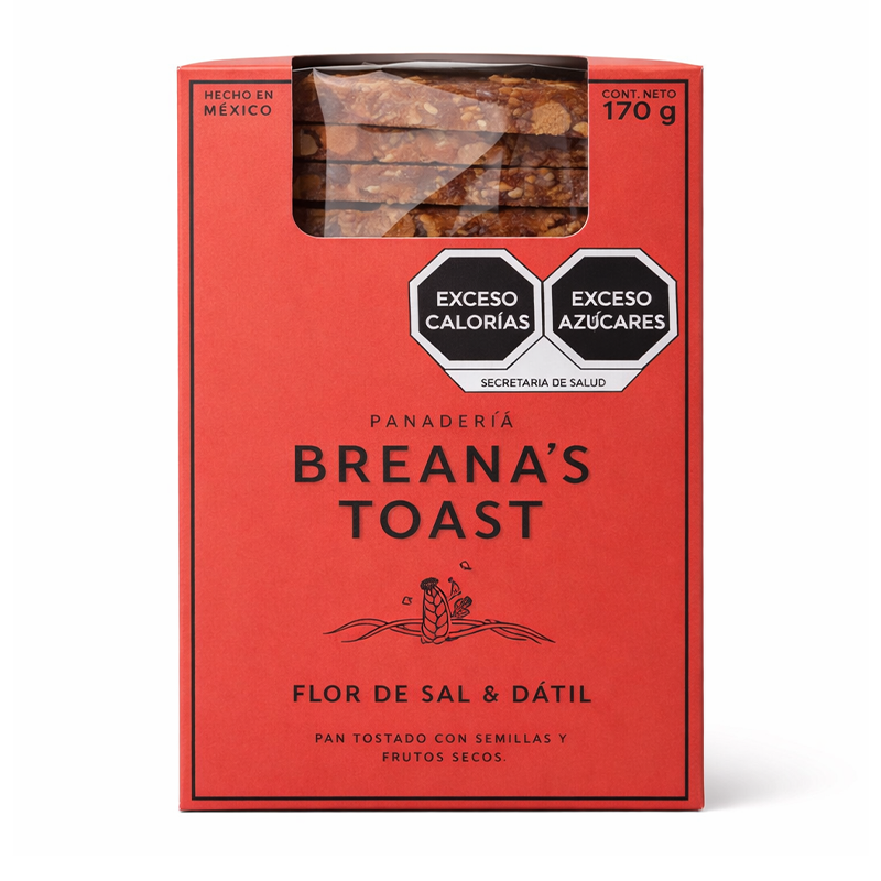 Pan Breana Sal y Dátil, 170g