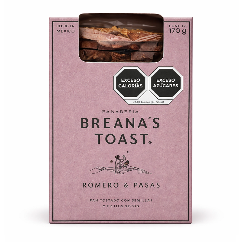 Pan Breana Romero y Pasas, 170g