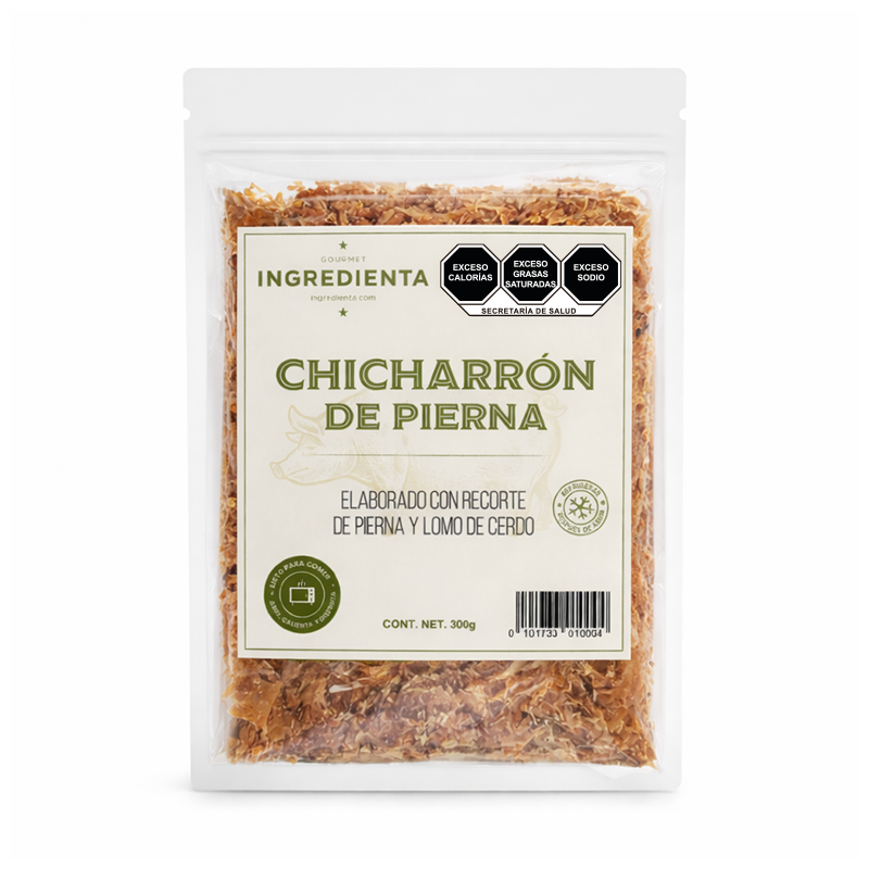 Chicharrón de Pierna Picado, 300g