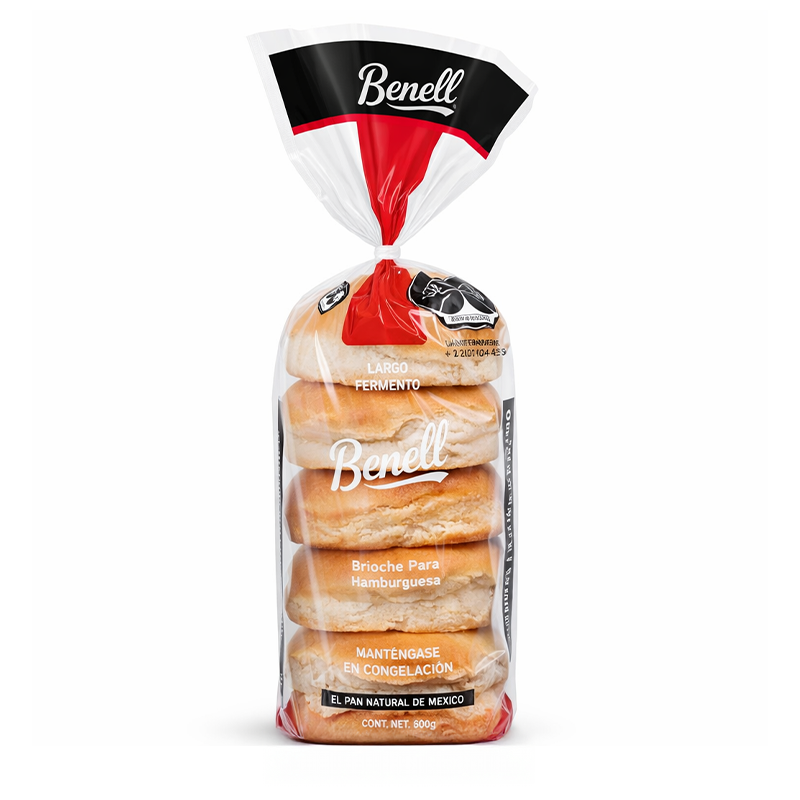 Pan para Hamburguesas Benell, 6 piezas