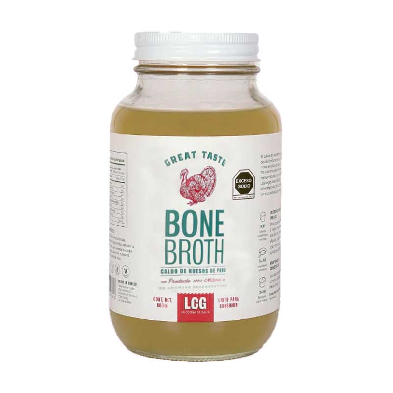 Bone Broth de Pavo, 790ml