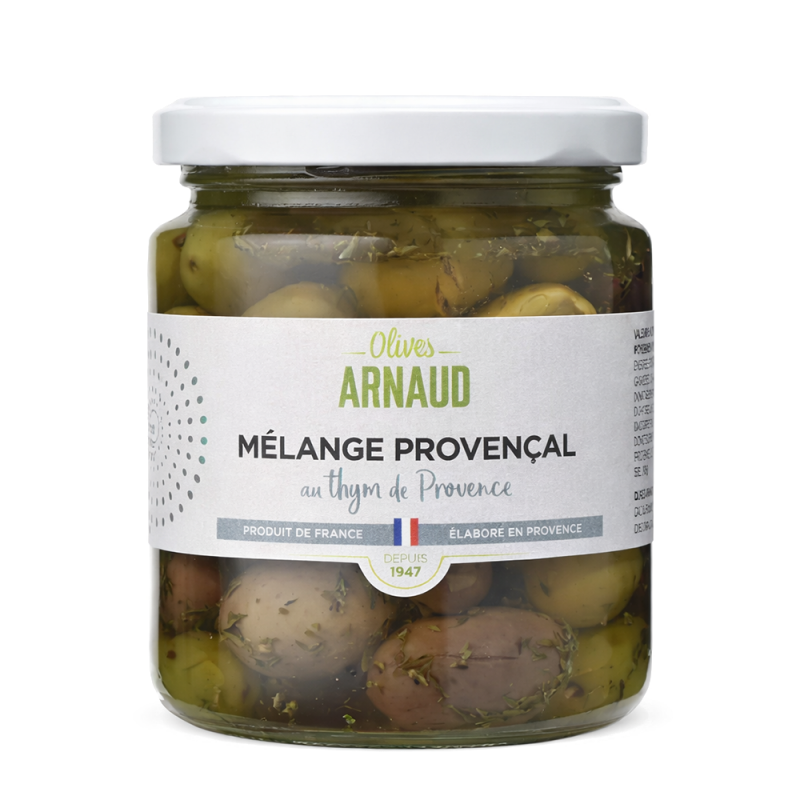 Aceitunas Mezcla Provenzal con Tomillo, 260g