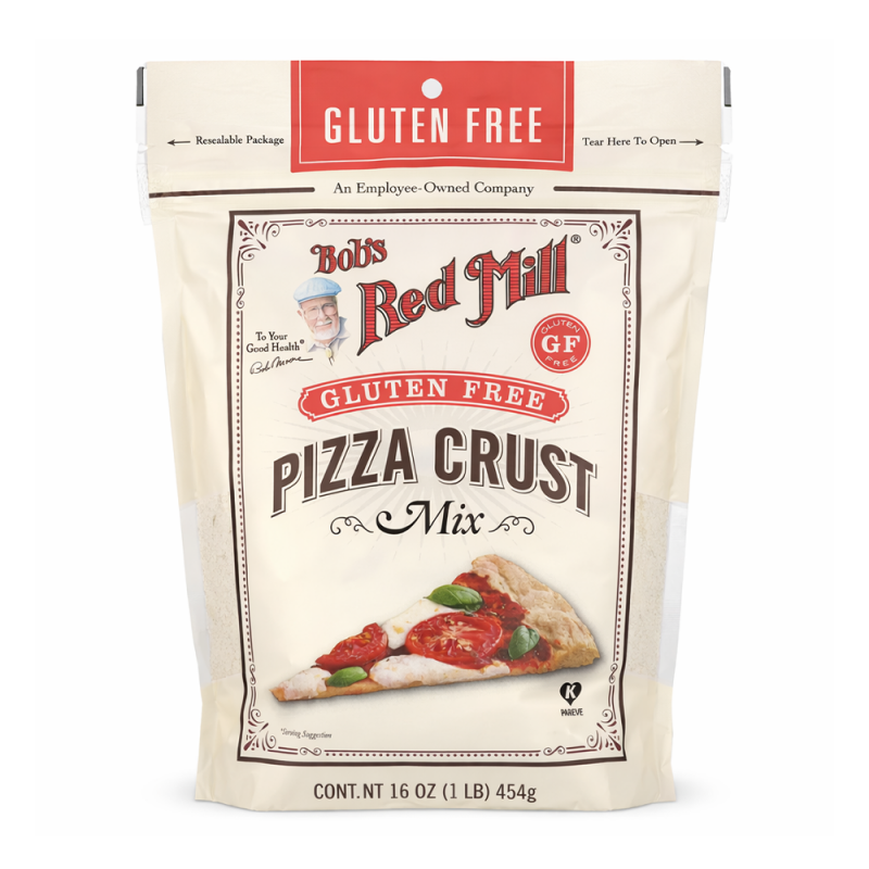 Harina para hacer Pizza, libre de gluten, 454g