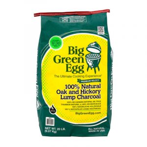 100% Natural Oak And Hickory Lump Charcoal Big Green Egg, 20 lb
