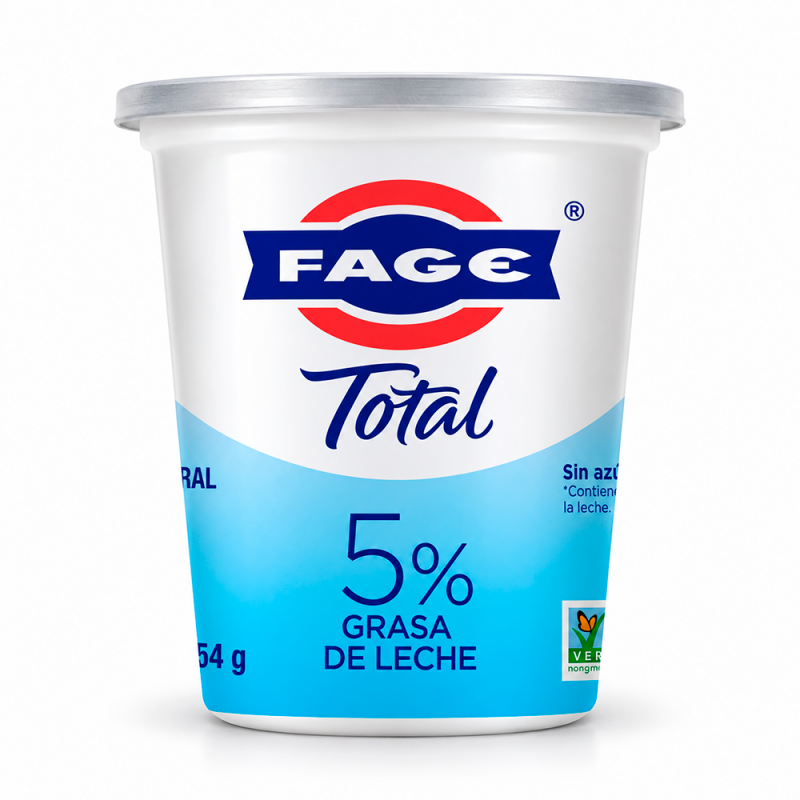Yogurt Griego Natural 5% Grasa, 454g