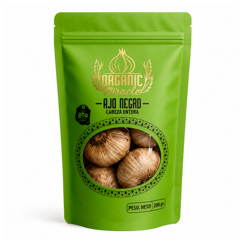 Ajo Negro Cabeza Entera, 200g