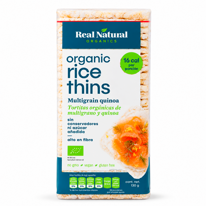 Galletas Orgánicas de Multigrano y Quinoa, 130g