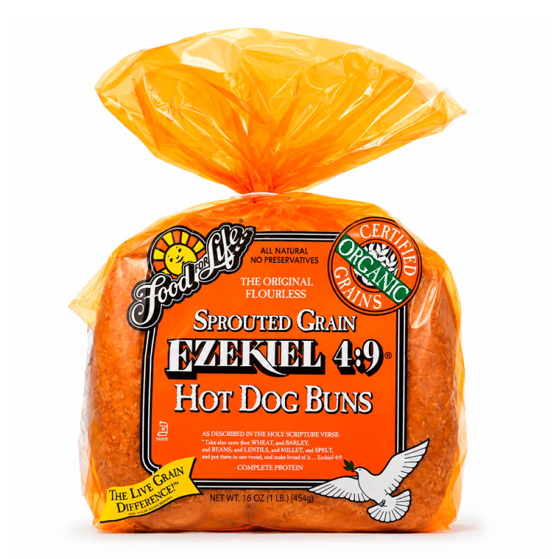 Pan para Hot Dog de Cereales Germinados, 454g