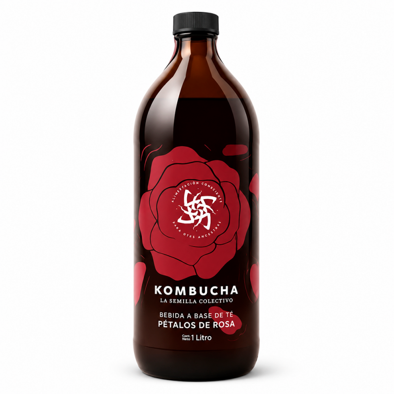 Kombucha Pétalos de Rosa, 1l