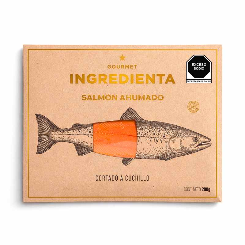 Salmón Ahumado Cortado a Cuchillo, 200g