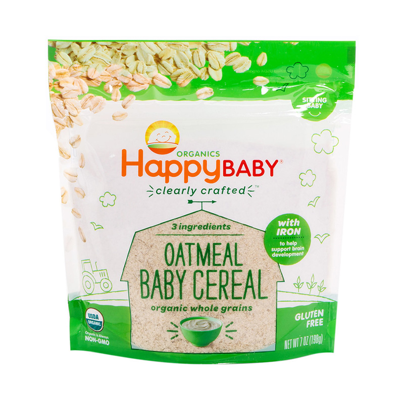 Happy Baby Cereal de Avena Orgánica, 198g