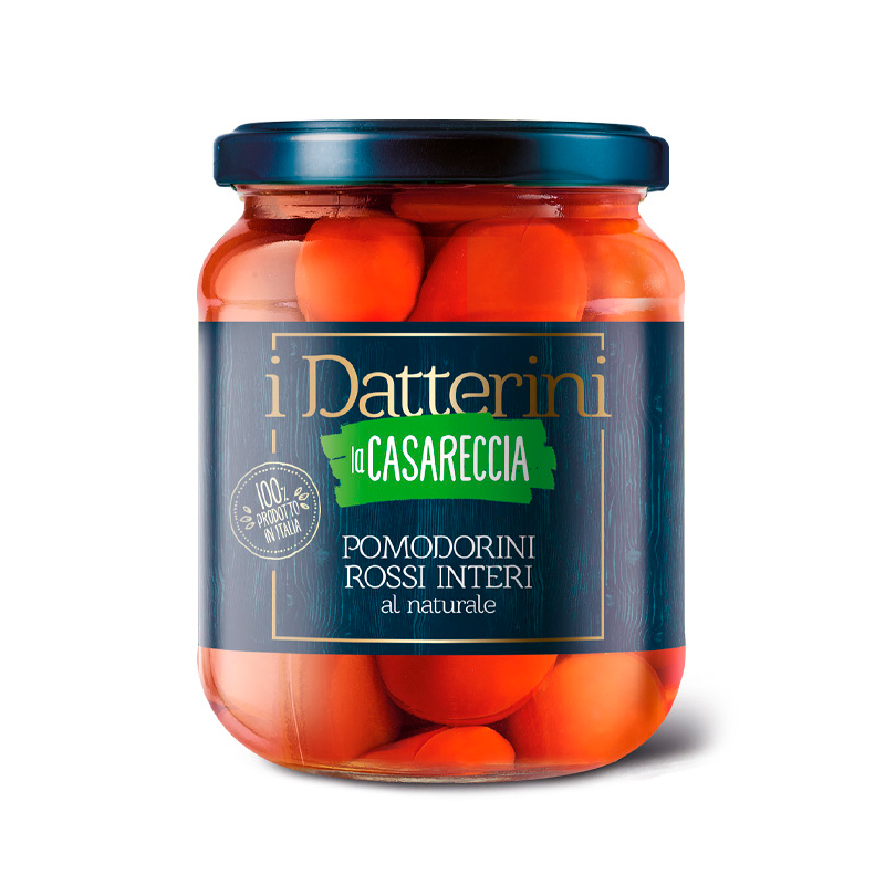 Tomates Datterini Rojos Enteros, 540g
