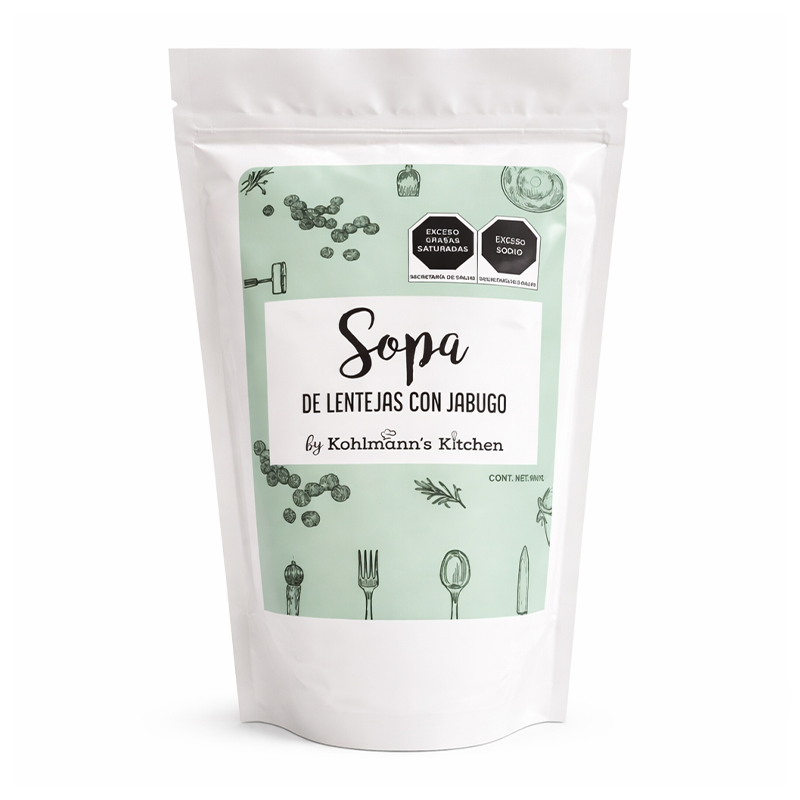 Sopa de Lenteja con Jabugo, 1kg