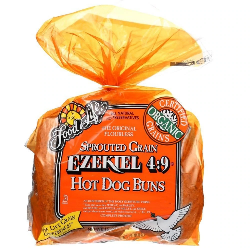 Pan para Hot Dog de Cereales Germinados, 454g